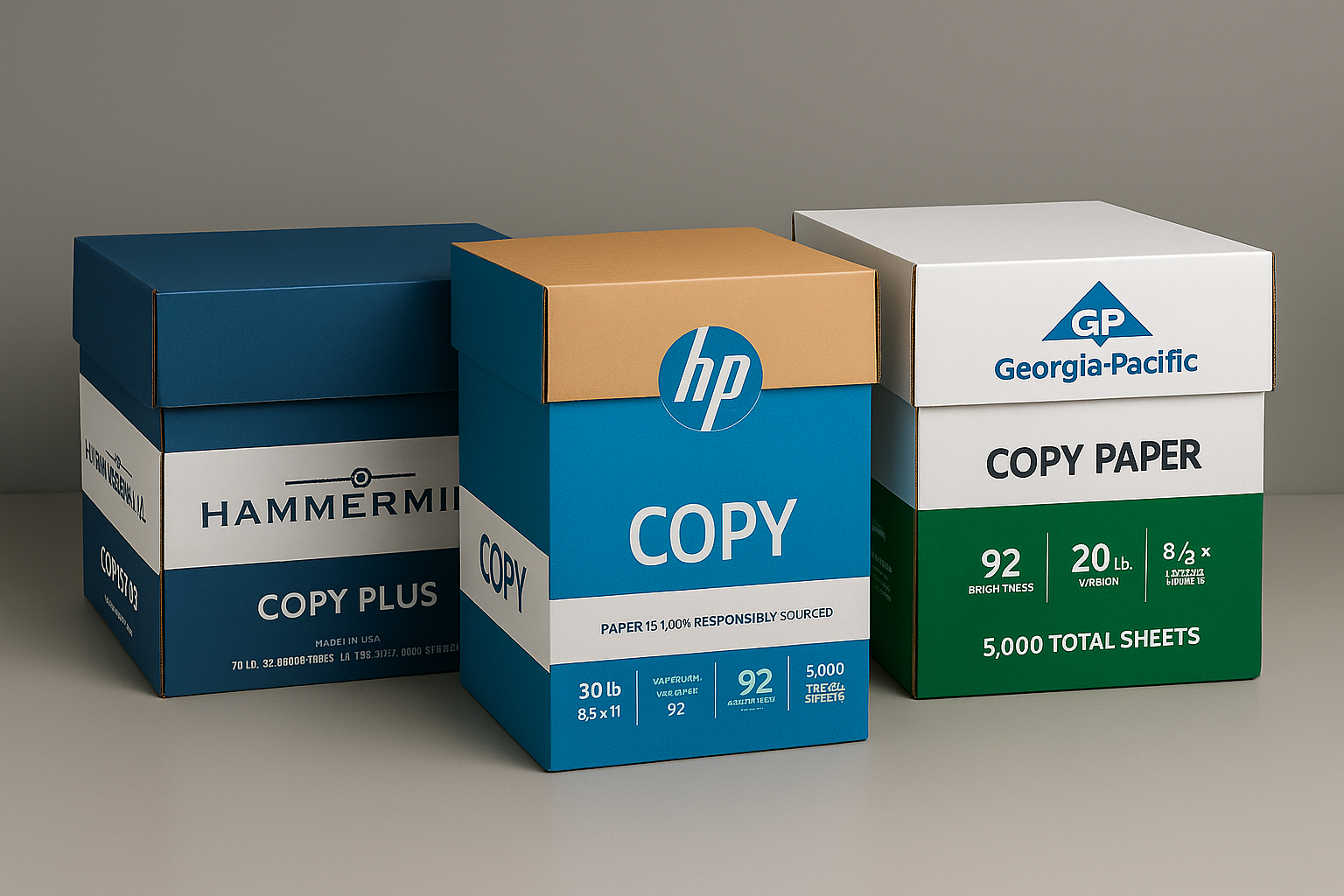Cases of copy paper